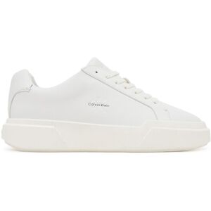 Calvin Klein Sneakersy Chunky Cupsole Laceup Lth Wn YW0YW01947 Biela Ženy Calvin Klein Sneakersy Chunky Cupsole Laceup Lth Wn YW0YW01947 Biela Ženy
