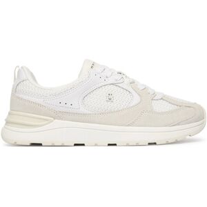Tommy Hilfiger Sneakersy Th Mix Material Runner FW0FW09306 Biela Ženy Tommy Hilfiger Sneakersy Th Mix Material Runner FW0FW09306 Biela Ženy