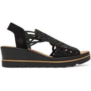 Rieker Sandále CEO-67465-00 Čierna Ženy Rieker Sandále CEO-67465-00 Čierna Ženy