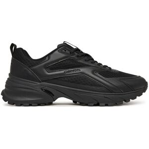 Calvin Klein Sneakersy Hike Runner Laceup Strip M-Lt HM0HM02154 Čierna Muži Calvin Klein Sneakersy Hike Runner Laceup Strip M-Lt HM0HM02154 Čierna Muži