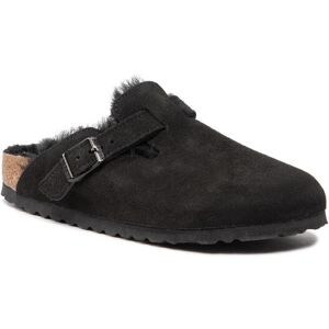 Birkenstock Papuče Boston Vl/Shearling 0259883 Čierna Ženy Birkenstock Papuče Boston Vl/Shearling 0259883 Čierna Ženy