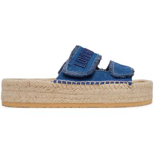 LOVE MOSCHINO Espadrilky JA28383G0MJO5700 Modrá Ženy LOVE MOSCHINO Espadrilky JA28383G0MJO5700 Modrá Ženy
