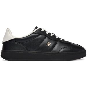 Tommy Hilfiger Sneakersy Th Heritage Shiny Sneaker FW0FW09179 Čierna Ženy Tommy Hilfiger Sneakersy Th Heritage Shiny Sneaker FW0FW09179 Čierna Ženy