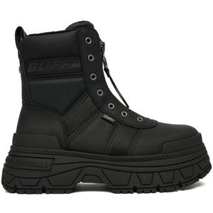Buffalo Šnurovacia obuv Fusion Front Zip 1270130 Čierna Ženy Buffalo Šnurovacia obuv Fusion Front Zip 1270130 Čierna Ženy