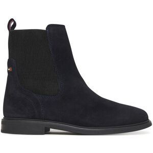 Tommy Hilfiger Členková obuv s elastickým prvkom Flag Boot FW0FW08780 Tmavomodrá Ženy Tommy Hilfiger Členková obuv s elastickým prvkom Flag Boot FW0FW08780 Tmavomodrá Ženy