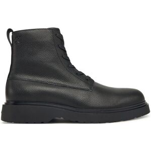 Calvin Klein Šnurovacia obuv Combat Ess Lace Up Zip Boot Lth YM0YM01373 Čierna Muži Calvin Klein Šnurovacia obuv Combat Ess Lace Up Zip Boot Lth YM0YM01373 Čierna Muži