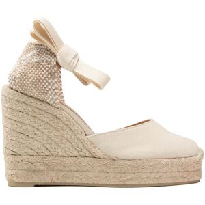 Castañer Espadrilky Carina/8ED/001 Béžová Ženy Castañer Espadrilky Carina/8ED/001 Béžová Ženy