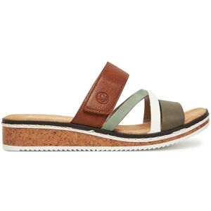 Rieker Šľapky V3652-91 Hnedá Ženy Rieker Šľapky V3652-91 Hnedá Ženy