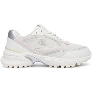 Calvin Klein Sneakersy Hike Runner Mesh Mix Met Mg YW0YW02009 Biela Ženy Calvin Klein Sneakersy Hike Runner Mesh Mix Met Mg YW0YW02009 Biela Ženy