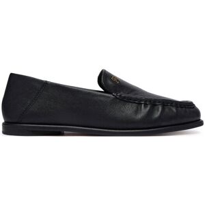 Tommy Hilfiger Lordsy Leather Ruched Toe Loafers FW0FW09250 Čierna Ženy Tommy Hilfiger Lordsy Leather Ruched Toe Loafers FW0FW09250 Čierna Ženy