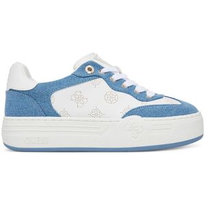 Guess Sneakersy FLPSW4 DEN12 Biela Ženy Guess Sneakersy FLPSW4 DEN12 Biela Ženy