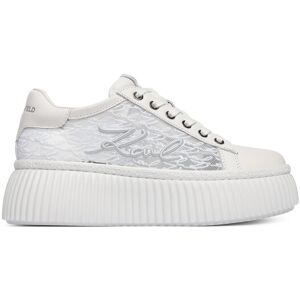 KARL LAGERFELD Sneakersy Kreeper Lo KL42326 Biela Ženy KARL LAGERFELD Sneakersy Kreeper Lo KL42326 Biela Ženy