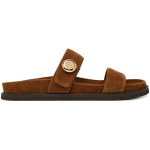 Tory Burch Šľapky Romy Sport 183266 Hnedá Ženy Tory Burch Šľapky Romy Sport 183266 Hnedá Ženy