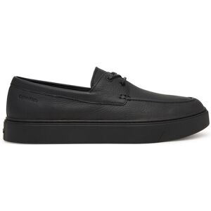 Calvin Klein Poltopánky Hybrid Clean Boat Shoe Lth HM0HM02233 Čierna Muži Calvin Klein Poltopánky Hybrid Clean Boat Shoe Lth HM0HM02233 Čierna Muži