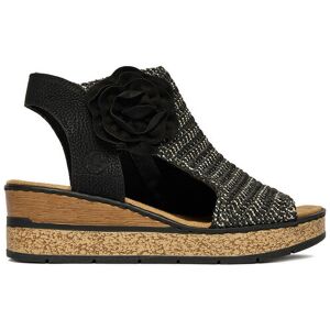 Rieker Sandále CEO-63791-01 Čierna Ženy Rieker Sandále CEO-63791-01 Čierna Ženy