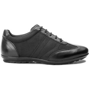 Geox Poltopánky U Symbol B U74A5B 01143 C9999 Čierna Muži Geox Poltopánky U Symbol B U74A5B 01143 C9999 Čierna Muži