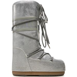 Moon Boot Snehule Icon Glitter 80D1402850 Strieborná Muži Moon Boot Snehule Icon Glitter 80D1402850 Strieborná Muži