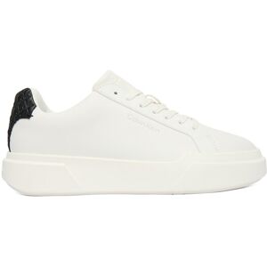 Calvin Klein Sneakersy Chunky Cupsole Laceup Lth Bt Aop YW0YW02036 Biela Ženy Calvin Klein Sneakersy Chunky Cupsole Laceup Lth Bt Aop YW0YW02036 Biela Ženy