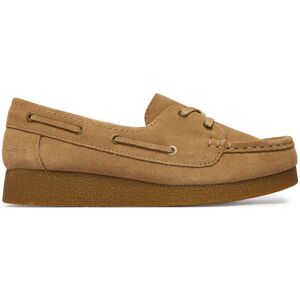 Clarks Poltopánky WallabeeEVOSea 26186339 Hnedá Ženy Clarks Poltopánky WallabeeEVOSea 26186339 Hnedá Ženy