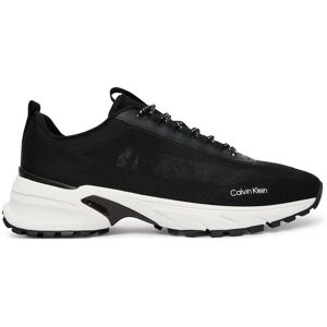Calvin Klein Sneakersy Hike Runner Laceup Knit HM0HM02151 Čierna Muži Calvin Klein Sneakersy Hike Runner Laceup Knit HM0HM02151 Čierna Muži