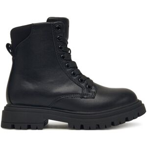Calvin Klein Outdoorová obuv Lace Up Bootie V3A5-83120-1464 S Čierna Deti Calvin Klein Outdoorová obuv Lace Up Bootie V3A5-83120-1464 S Čierna Deti