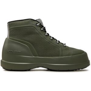 Moon Boot Snehule Luna Trek Mid Nylon 80D2480080 Kaki Muži Moon Boot Snehule Luna Trek Mid Nylon 80D2480080 Kaki Muži