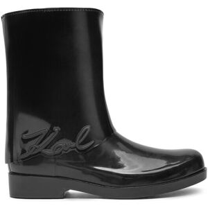 KARL LAGERFELD Gumáky Kalosh KL47064S Čierna Ženy KARL LAGERFELD Gumáky Kalosh KL47064S Čierna Ženy