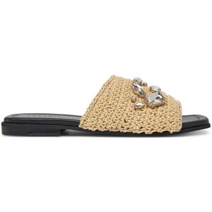 Inuikii Šľapky Woven Strap Stones 70104-367 705 Béžová Ženy Inuikii Šľapky Woven Strap Stones 70104-367 705 Béžová Ženy