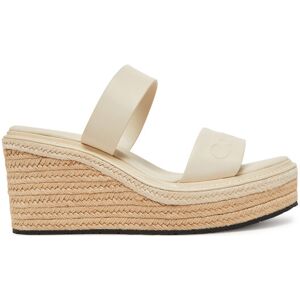 Calvin Klein Espadrilky Wedge Sandal 50 - He HW0HW02375 Écru Ženy Calvin Klein Espadrilky Wedge Sandal 50 - He HW0HW02375 Écru Ženy