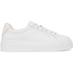 Tommy Hilfiger Sneakersy Chic Cupsole FW0FW09107 Biela Ženy Tommy Hilfiger Sneakersy Chic Cupsole FW0FW09107 Biela Ženy