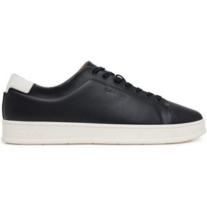 Calvin Klein Sneakersy Pure Low Laceup Cupsole Hf Lth HM0HM01859 Čierna Muži Calvin Klein Sneakersy Pure Low Laceup Cupsole Hf Lth HM0HM01859 Čierna Muži
