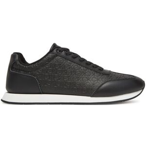 Calvin Klein Sneakersy Low Prof Runn Laceup Mono HM0HM01896 Čierna Muži Calvin Klein Sneakersy Low Prof Runn Laceup Mono HM0HM01896 Čierna Muži