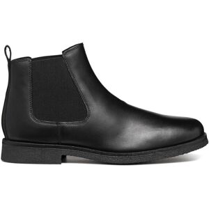 Geox Členková obuv s elastickým prvkom Uomo Claudio U2658A 00043 C9999 Čierna Muži Geox Členková obuv s elastickým prvkom Uomo Claudio U2658A 00043 C9999 Čierna Muži