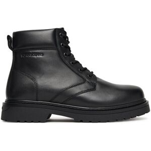 Tommy Jeans Čižmy EM0EM01706 Čierna Muži Tommy Jeans Čižmy EM0EM01706 Čierna Muži