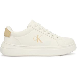Calvin Klein Sneakersy Low Cut Lace Up V3X9-83300-1355 Biela Deti Calvin Klein Sneakersy Low Cut Lace Up V3X9-83300-1355 Biela Deti