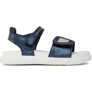 Tommy Hilfiger Sandále Strass Heart Velcro Sandal T1A2-32752-1367 S Tmavomodrá Deti Tommy Hilfiger Sandále Strass Heart Velcro Sandal T1A2-32752-1367 S Tmavomodrá Deti