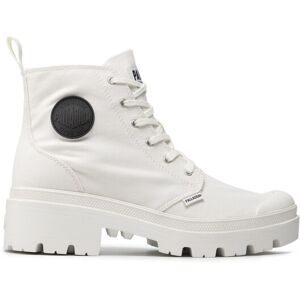 Palladium Outdoorová obuv Pallabase Twill 96907-116-M Biela Ženy Palladium Outdoorová obuv Pallabase Twill 96907-116-M Biela Ženy