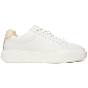 Calvin Klein Sneakersy Chunky Cupsole Laceup Clean Lth HM0HM02239 Biela Muži Calvin Klein Sneakersy Chunky Cupsole Laceup Clean Lth HM0HM02239 Biela Muži