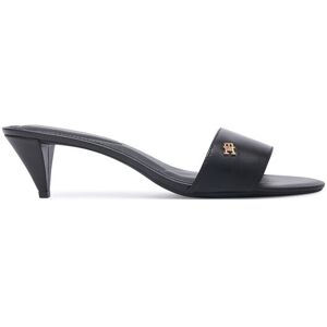 Tommy Hilfiger Šľapky Th Mid Mule FW0FW09508 Čierna Ženy Tommy Hilfiger Šľapky Th Mid Mule FW0FW09508 Čierna Ženy