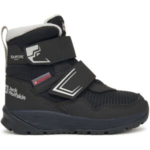Jack Wolfskin Snehule Polar Bear B Texapore Mid VC K A62144 Čierna Deti Jack Wolfskin Snehule Polar Bear B Texapore Mid VC K A62144 Čierna Deti