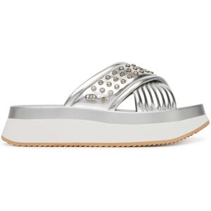 Liu Jo Šľapky Dreamy Sandal 05BA5091 EX187 Strieborná Ženy Liu Jo Šľapky Dreamy Sandal 05BA5091 EX187 Strieborná Ženy