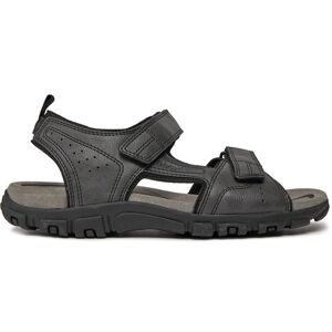 Geox Sandále Uomo Sandal Strada U4524B 000ME C9999 Čierna Muži Geox Sandále Uomo Sandal Strada U4524B 000ME C9999 Čierna Muži