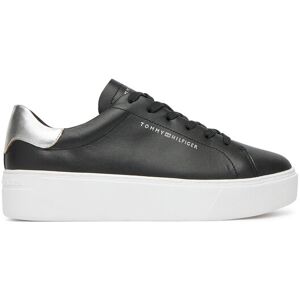 Tommy Hilfiger Sneakersy Essential Platform Court Sneaker FW0FW08756 Čierna Ženy Tommy Hilfiger Sneakersy Essential Platform Court Sneaker FW0FW08756 Čierna Ženy