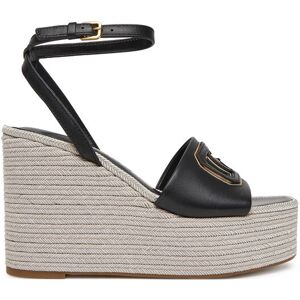 Guess Espadrilky FLJTAN LEA04 Čierna Ženy Guess Espadrilky FLJTAN LEA04 Čierna Ženy