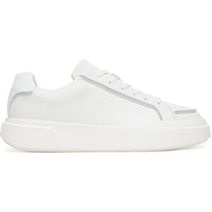 Calvin Klein Sneakersy Chunky Cupsole Lace Up Lth Pinch YM0YM01454 Biela Muži Calvin Klein Sneakersy Chunky Cupsole Lace Up Lth Pinch YM0YM01454 Biela Muži