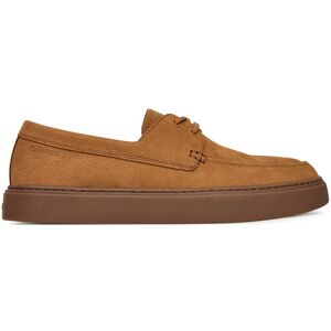 Calvin Klein Poltopánky Hybrid Lace Up Boat Nu HM0HM01892 Hnedá Muži Calvin Klein Poltopánky Hybrid Lace Up Boat Nu HM0HM01892 Hnedá Muži