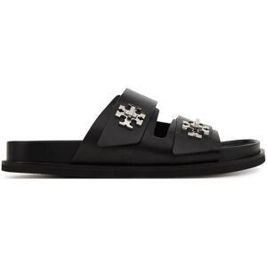 Tory Burch Šľapky T Lock Sport Slide 175640 Čierna Ženy Tory Burch Šľapky T Lock Sport Slide 175640 Čierna Ženy