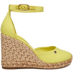 Tommy Hilfiger Espadrilky Flag High Wedge Espad Closed Toe FW0FW09225 Žltá Ženy Tommy Hilfiger Espadrilky Flag High Wedge Espad Closed Toe FW0FW09225 Žltá Ženy