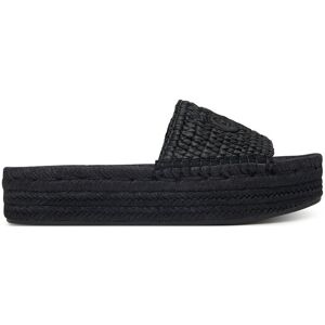Calvin Klein Espadrilky Ebeth HW0HW02895 Čierna Ženy Calvin Klein Espadrilky Ebeth HW0HW02895 Čierna Ženy