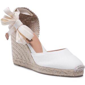 Castañer Espadrilky Carina/8/001 020962-200 Biela Ženy Castañer Espadrilky Carina/8/001 020962-200 Biela Ženy
